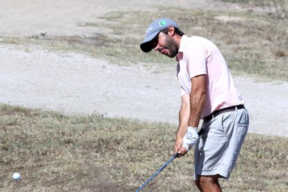 Daniel Berná durante una competición de este verano.