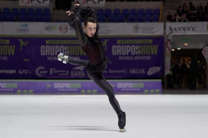 El patinador soriano Héctor Díez Severino en una foto de archivo durante una competición.