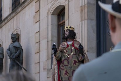 Los actores se encontraban en los principales monumentos de Soria