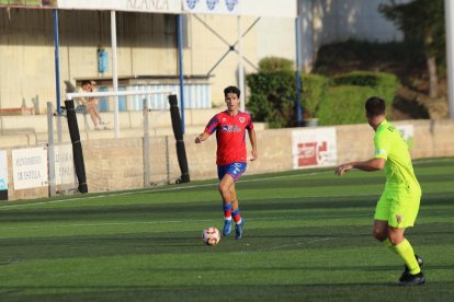 El Numancia jugó en Estella su séptimo encuentro de preparación.