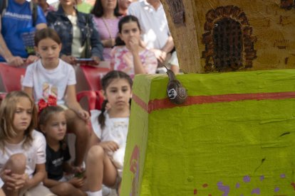 Uno de los caracoles participantes en la prueba de la cronoescalada en Peroniel.