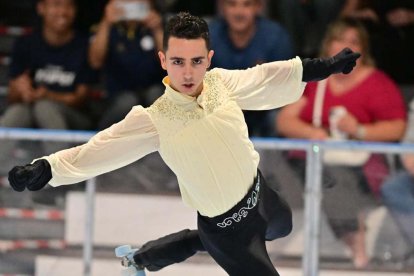 Héctor Díez ha visto frenada su preparación para el Mundial por una lesión de tobillo.