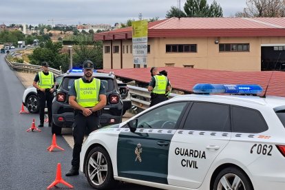 Agentes de la Guardia Civil en Soria.