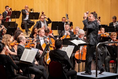 La Orquestra de la Comunitat Valenciana en la inauguración de la XXXII edición del Otoño Musical Soriano.