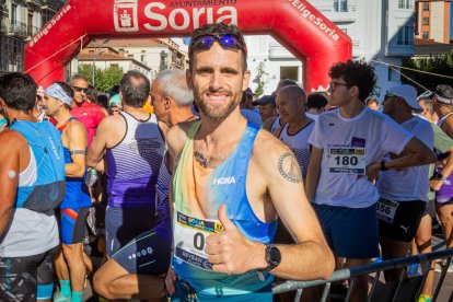 Sebas Martos se impuso en la Soria-Valonsadero, pero se quedó sin récord de la prueba.