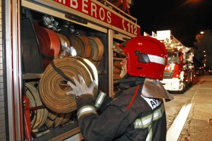 Imagen de archivo de una actuación de los bomberos.