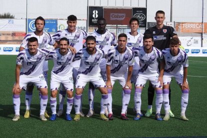 El once del Numancia que salió desde el inicio ante el Bergantiños.