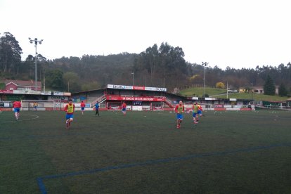 Campo Pepe Quimarán, terreno de juego de la UD Llanera donde jugará el Numancia el domingo.