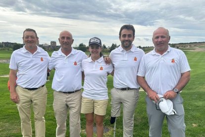 Equipo español de golf adaptado.