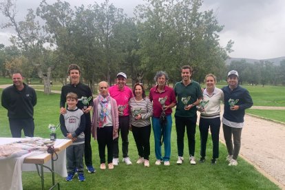 Ganadores del Trofeo San Saturio celebrado durante el fin de semana.