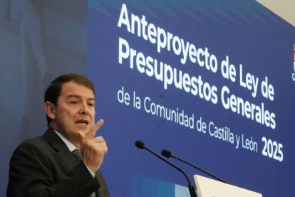 Alfonso Fernández Mañueco presenta el anteproyecto de presupuestos para 2025.