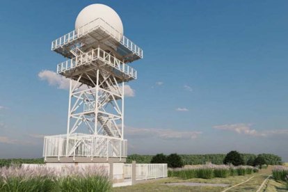 Radar de la Aemet en Fuentelcarro.