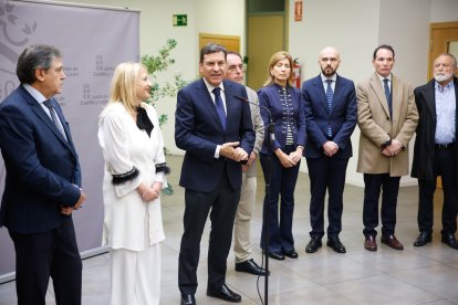 El consejero Fernández Carriedo durante su intervención.