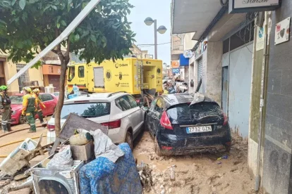 Imagen de la destrucción en Paiporta.