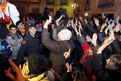 Protesta de los animalistas en la celebración de Toro Jubilo en una imagen de archivo.