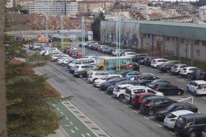 El aparcamiento de Los Pajaritos, cuya reforma ha licitado el Consistorio. MARIO TEJEDOR