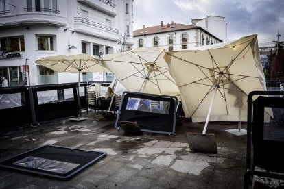 La Aemet avisa de fuertes rachas de viento en Soria.