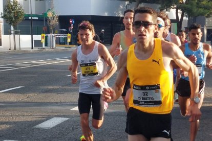 Daniel mateo en la cita de valencia celebrada en la mañana del domingo.