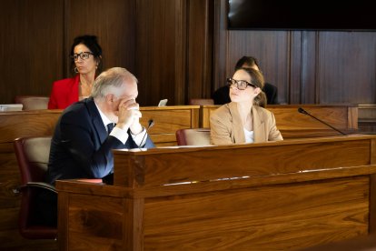 La portavoz del PP, Belén Izquierdo, en el último pleno.