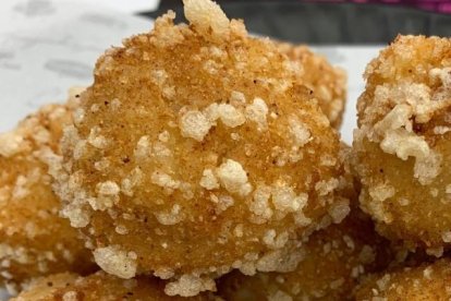 Croqueta de torrezno.
