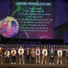 Los campeones del fútbol soriano fueron reconocidos en Valladolid por la Federación de Castilla y León.