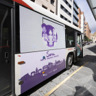 Ilustración de la campaña en un autobús municipal. HDS