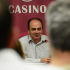 Fermín Herrero durante un acto anterior en el Casino de Soria.