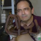 El escultor Carmelo Esteban.