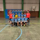 El Balonmano Ágreda durante su estreno liguero el pasado fin de semana.