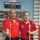 Pedro Camarero y Carlos Cortés disputaron la final de la prueba berciana.