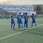 Los jugadores del Calasanz celebran la victoria.