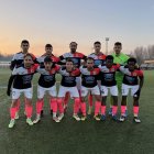Once del Almazán en el campo del Burgos Promesas.