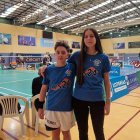 Los sorianos Aarón Barrera y Jimena Ayllón durante su participación en el Andalusian Spanish U15 Open.