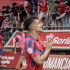 El equipo de Aitor Calle pierde ante el Teruel con un gol de penalti en el descuento.