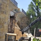 Nuevo desprendimiento en el puente medieval de San Esteban de Gormaz.