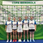 Las cinco jugadoras sorianas que compitieron en la Copa Iberdrola.