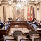 Votación en el pleno de Diputación de hoy