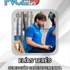 Elías Terés, seleccionador cadete femenino.