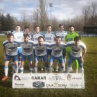 El once del Almazán que noqueaba al líder Palencia.