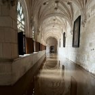 Inundaciones en el monasterio de La Vid.