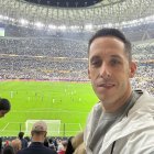 Álvaro Martín en el estadio de Lusail Stadium, escenario en el que España y Argentina debían haberse visto las caras el próximo día 27 y que deberá cambiar de escenario como consecuencia del conflicto bélico.