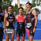 Marina Muñoz en el centro de la imagen como ganadora de la cita charra.