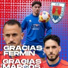 El Numancia anuncia la salida de Fermín, Marcos y Alain.