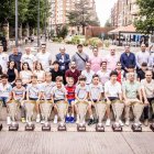 Cinco clubes fueron galardonados por ser campeones de las competiciones provinciales de fútbol