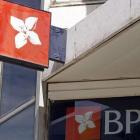 Emblema del banco portugués BPI en una oficina de Lisboa.-REUTERS / JOSE MANUEL RIBEIRO