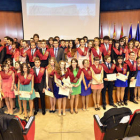 Grupo de graduados en Educación Primaria. / ALVARO MARTÍNEZ-