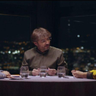 Jordi Évole, entre Inés Arrimadas y Marta Rovira, en Salvados.-ATRESMEDIA