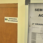 Instalaciones ayer de la Escuela de Ingenierías Agrarias. / V. G. -