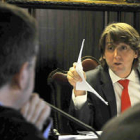 Carlos Martínez Mínguez, durante un momento de su intervención. / VALENTÍN GUISANDE-