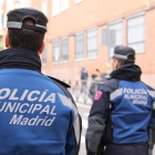 Dos agentes del cuerpo de Policía Municipal de Madrid.-EUROPA PRESS